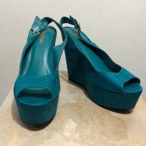 Teal wedges